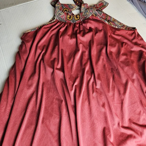 A WILD THYME Women Print Tunic/Dress Size Large - Picture 6 of 9